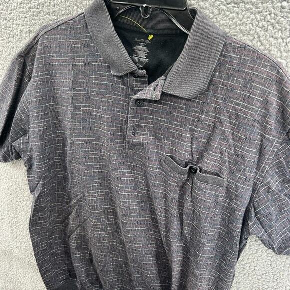 (4) LOT Vintage David Taylor Men’s Large 90s Pocket Polo Dad Shirt Short Sleeve - Picture 16 of 16